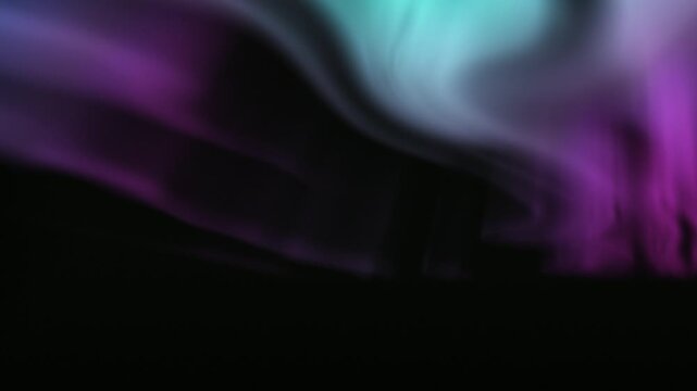 Aurora Northern Lights Loop Pack &ndash; 4 Magenta Cyan Neon Light Waves &ndash; Overlay Graphic Elements