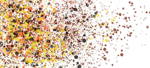 Salpicaduras de colores