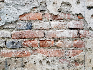 Grunge brick wall background texture.