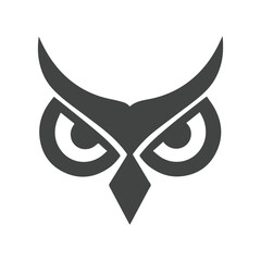 Modern Steel-Like Owl Symbol Representing Precision and Insight