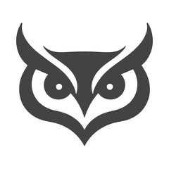 Artistic Painted Owl Symbol Representing Freeform Minimal Energy