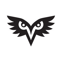 Wide-Eye Owl Logo Showing Extreme Focus and Intense Awareness