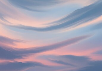 Obraz premium Pastel Swirls Abstract Background in Gentle Pink, Blue and Violet Shades