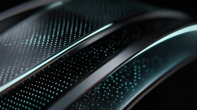 Elegant Carbon Fiber Design: This image showcases a sleek and sophisticated design featuring intricate carbon fiber patterns, illuminated by soft lighting.