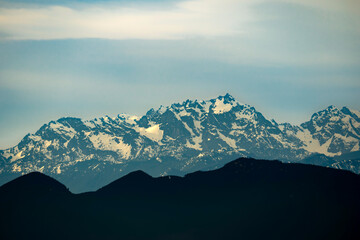 Olympics Mountain Range from Seattle Washington