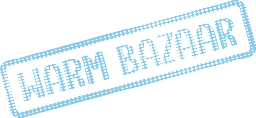 Warm Bazaar Dotted Stamp Effect for Lively Marketplaces and Community Fairs
