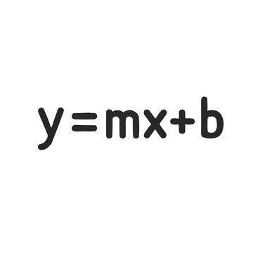 Linear Equation Symbol Vector