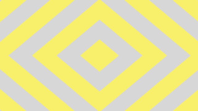Yellow Gray Diamonds Pattern Background