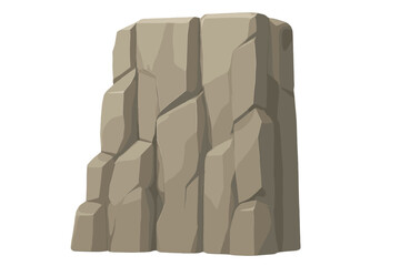 Cartoon cliff side