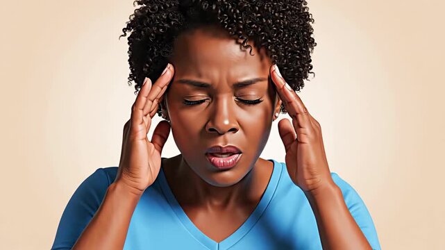 Woman Experiencing Discomfort: A Visual Exploration of Senses And Physical Sensations