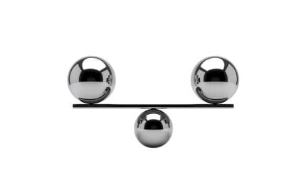 Balance balls equilibrium concept metal spheres