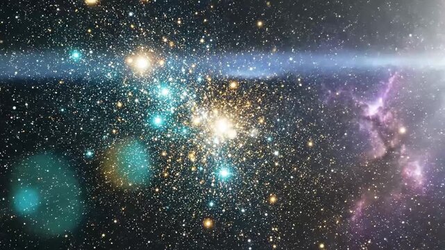 Cosmic Cluster A Glimpse into the Depths of the Universe's Glittering Wonders