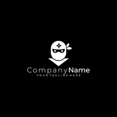 ninja special forces logo with a simple appearance, company logo