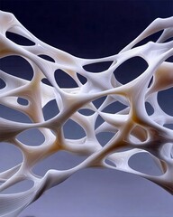 Abstract Organic Structure with Cellular Pattern