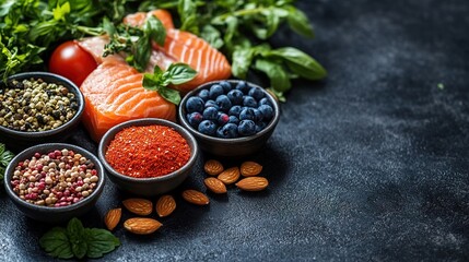 Various healthy ingredients