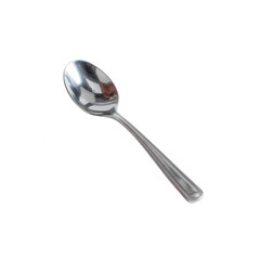 Shiny stainless steel spoon metal spoon tableware cutlery utensil kitchen utensil