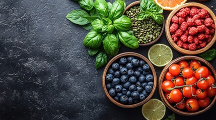 Various healthy ingredients