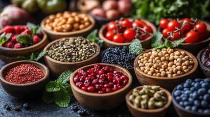 Various healthy ingredients