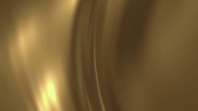 Abstract gold gradient with smooth flowing lines