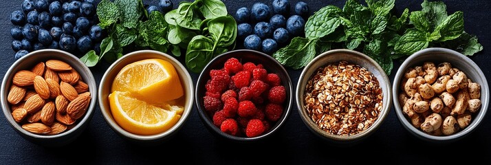 Various healthy ingredients