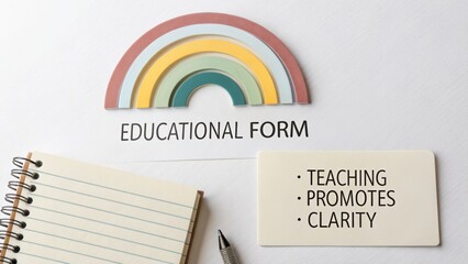 Colorful educational tools for teaching clarity and promoting effective learning strategies in a modern classroom setting