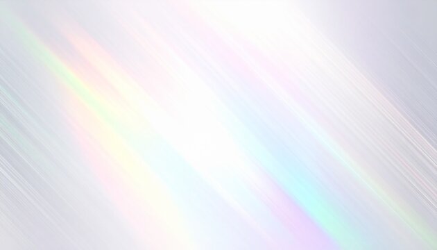 Abstract light background with colorful diagonal lines and soft rainbow glow, perfect for modern designs and digital art projects.