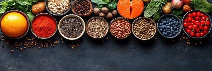 Various healthy ingredients