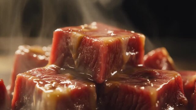 Delicious Beef Cubes in Sauce - A Culinary Delight.