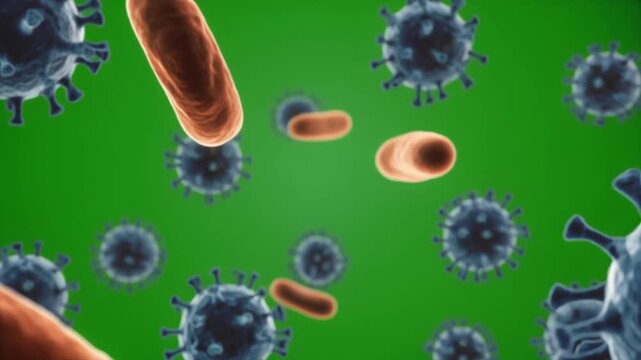 Microscopic World - A Visual Exploration of Viruses and Bacteria.