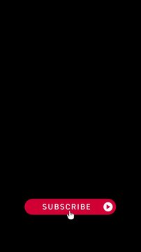 Subscribe button click animation for vertical video (transparent background, 4K)