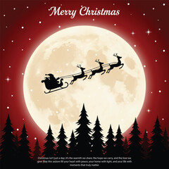 Christmas Holiday Illustration with Festive Decorations and Winter Elements