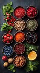 Various healthy ingredients