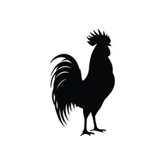 Rooster Silhouette Standing