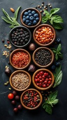 Various healthy ingredients