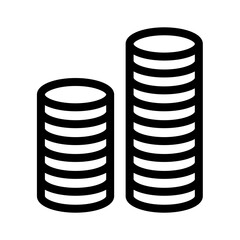 Stacked coins representing wealth and financial growth, illustrating investment and savings