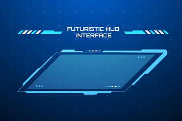 Set of HUD UI element frames. Text boxes in abstract tech style. cyberpunk style. hi-tech design. Modern technology banners. Vector graphics. game interface elements. sci-fi frames