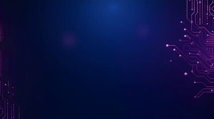 Futuristic tech background with neon circuit board pattern ideal for websites, presentations, and technology marketing materials
