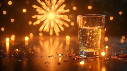 Celebrate with sparkling champagne toast on diwali or deepavali for a festive holiday party feel