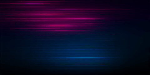 Abstract blue background with glowing lines, a modern dark digital art design featuring colorful energy waves and blur effect