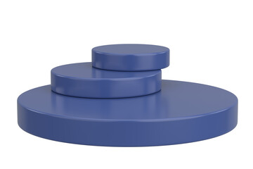 Modern Product Podium. 3D Backdrop. 3D illustration.