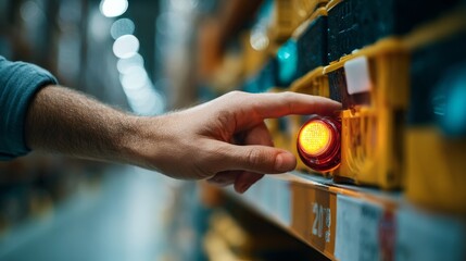 Hand of a woman bartender pouring beer into a glass for people at a crowded table in a bar