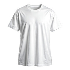 White crew neck t-shirt; short sleeves, blank, and casual apparel