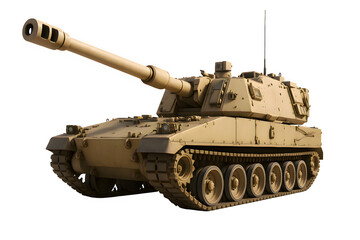 Hyper-Realistic 3D Modern Self-Propelled Howitzer