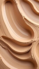 Swirls of Beige Cream Texture Abstract