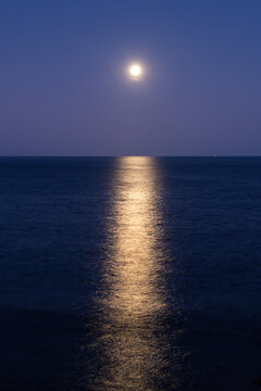 moonlight on the ocean