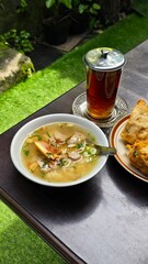 soup with meat