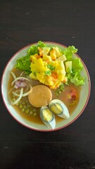 Chicken with salad
