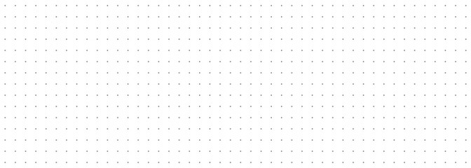 Bullet journal pattern. Grid background for notebook or planner with polka dot design. Vector illustration.