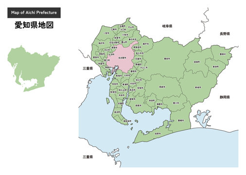 愛知県地図