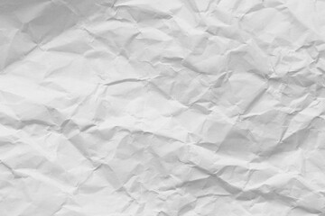 Crumpled white paper texture,isolated crumpled paper texture background,Crumpled paper texture. Realistic white crumpled paper background. Horizontal wrinkled empty notepad sheet. 